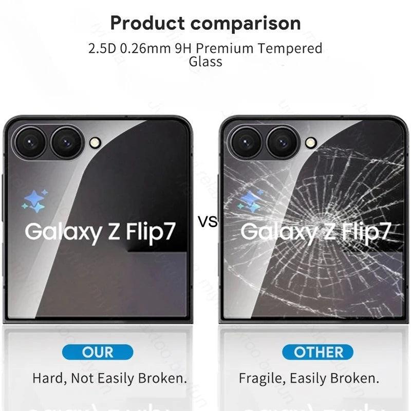 Galaxy Z Flip 7 3-Pack Tempered Glass Screen Protector