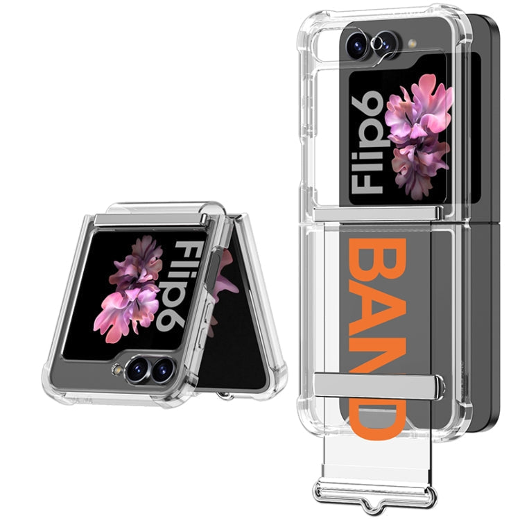 Galaxy Z Flip 5 Clear Airbag Wristband Case