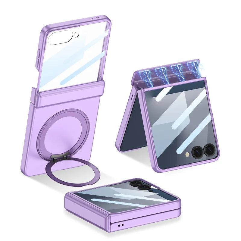 Galaxy Z Flip 8 Rotating Ring Grip Case