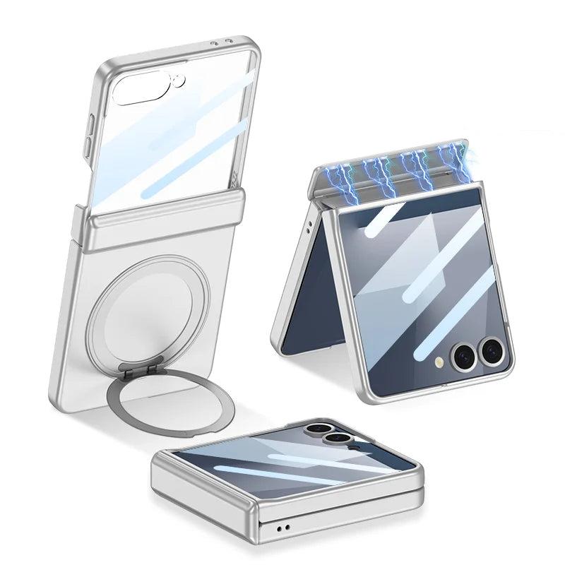 Galaxy Z Flip 8 Rotating Ring Grip Case