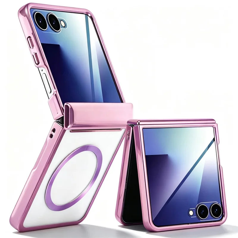 Galaxy Z Flip 8 Magnetic Case with Electroplated Design – View 5