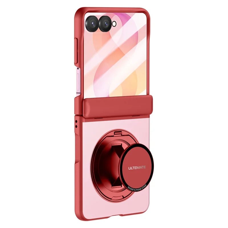 Galaxy Z Flip 8 Magnetic Case with Kickstand and Strap – View 3