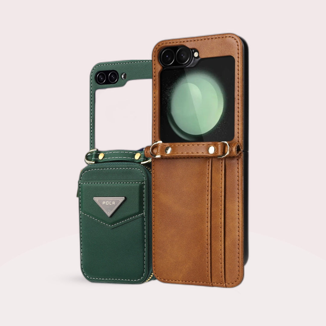 Galaxy Z Flip 7 Leather Cases