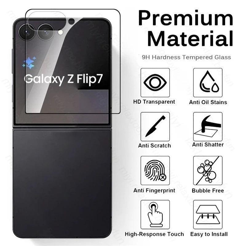 Galaxy Z Flip 7 3-Pack Tempered Glass Screen Protector