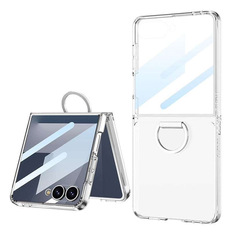 Galaxy Z Flip 8 Matte Ring Holder Slim Case