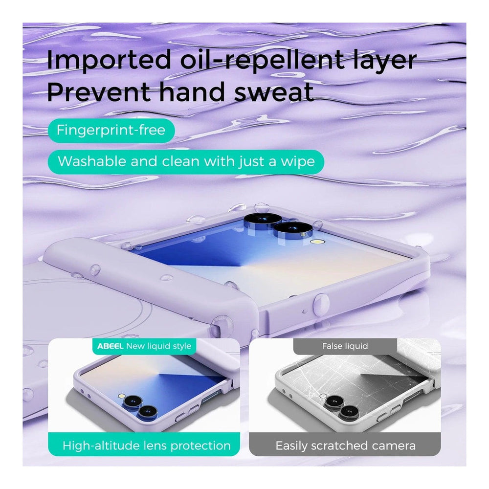 Galaxy Z Flip 8 Premium Silicone MagSafe Hinge Case