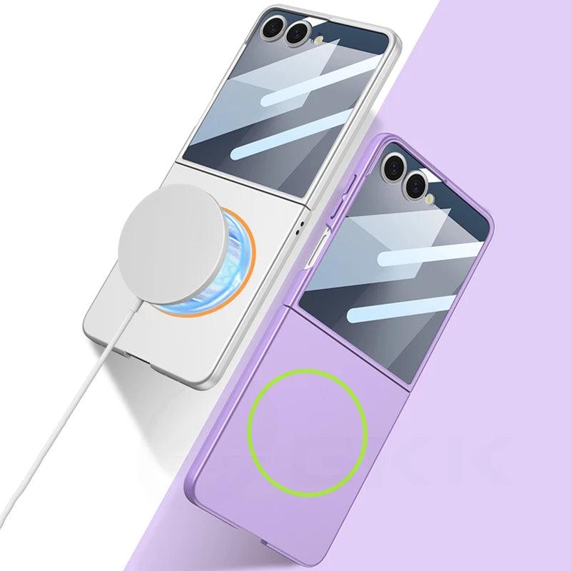 Galaxy Z Flip 8 Ultra-Slim MagSafe Compatible Clear Case