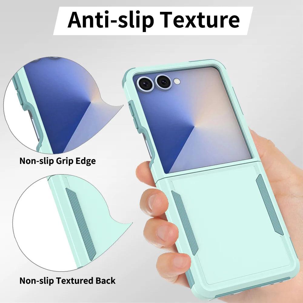 Galaxy Z Flip 7 Armor Guard Shockproof Case