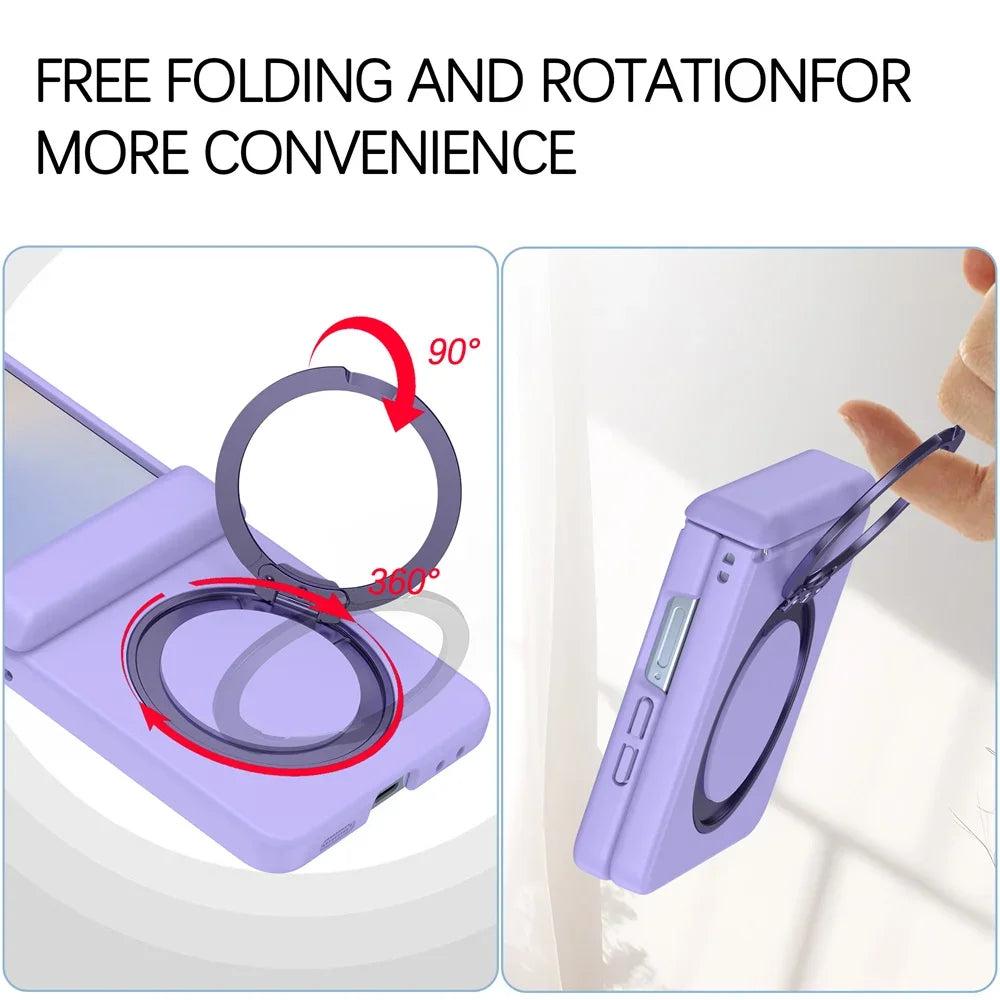 Galaxy Z Flip 8 Magnetic Ring Stand Case