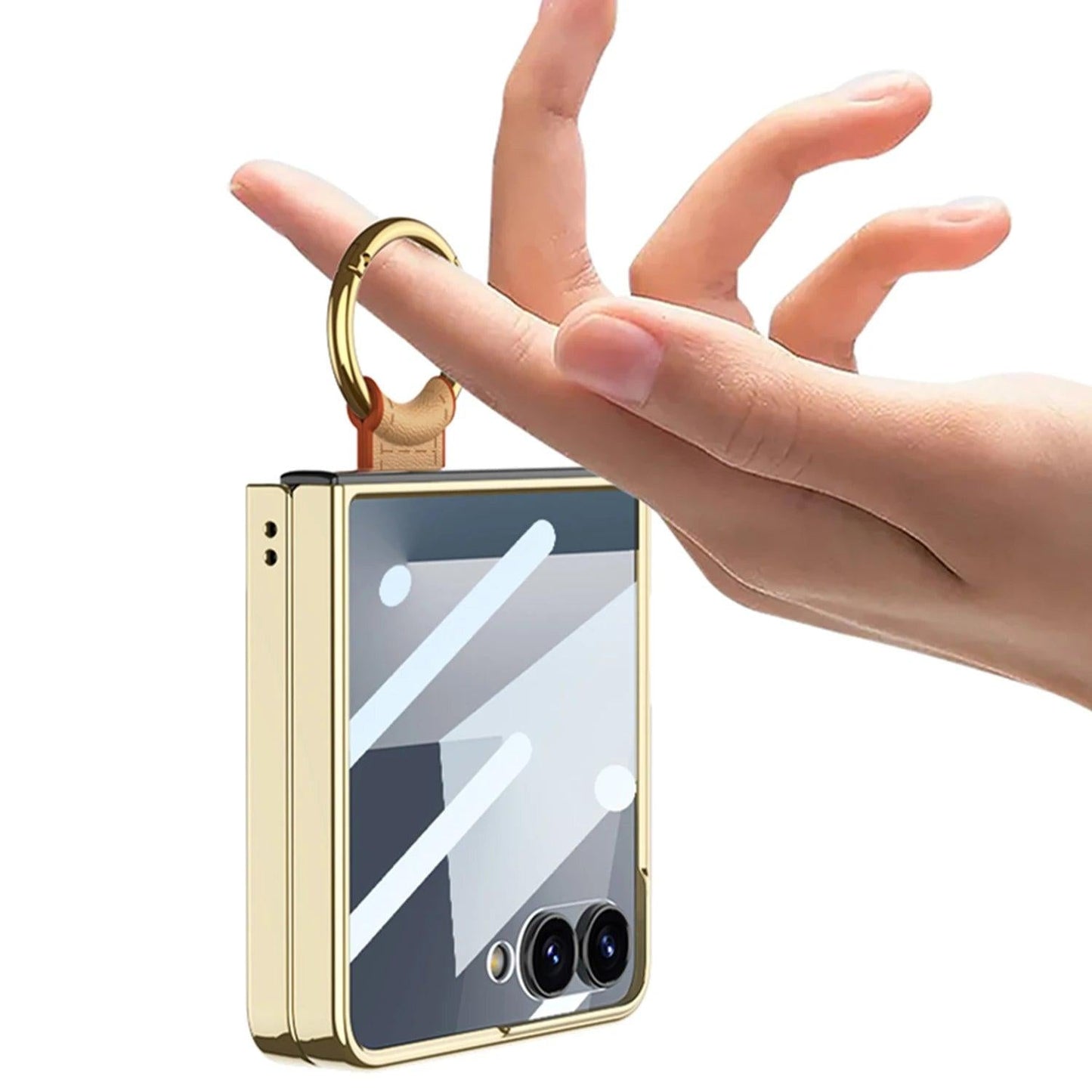 Galaxy Z Flip 6 Crossbody Luxe Ring Case