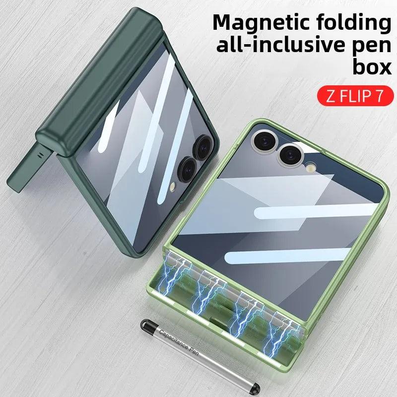 Galaxy Z Flip 7 Magnetic Hinge Shield Case