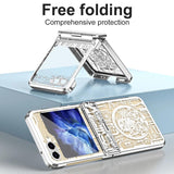 Galaxy Z Flip 5 Transparent Shockproof Armor Case
