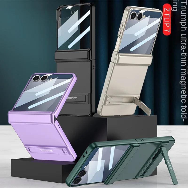 Galaxy Z Flip 8 Slim Stand Shield Case