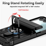Galaxy Z Flip 7 Rugged Ring Armor Case