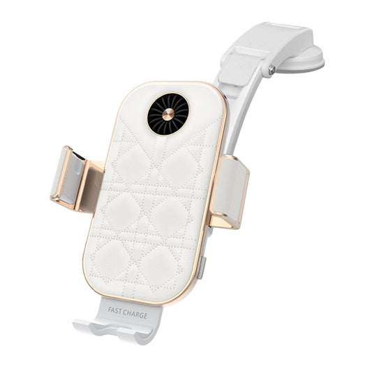 15W Fast Wireless Car Charger with Cooling Fan