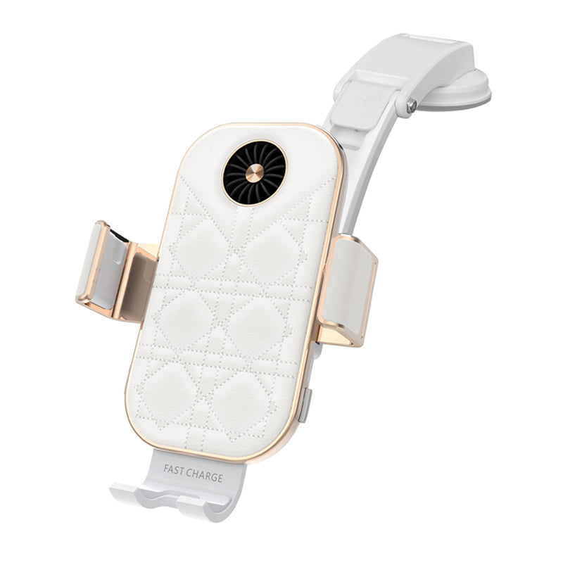 15W Fast Wireless Car Charger with Cooling Fan