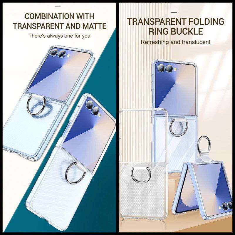 Galaxy Z Flip 6 Slim Ring Kickstand Case