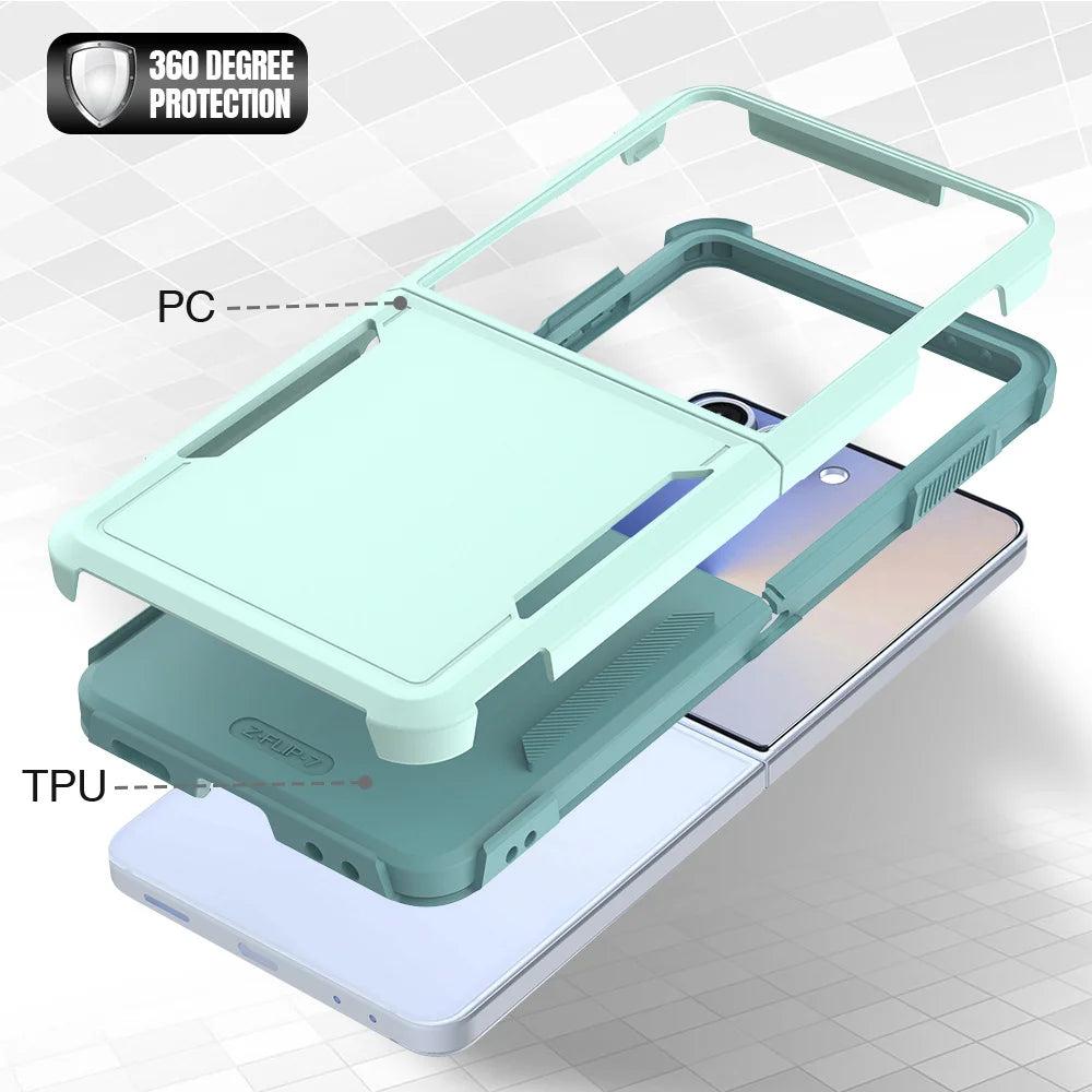 Galaxy Z Flip 6 Armor Guard Shockproof Case