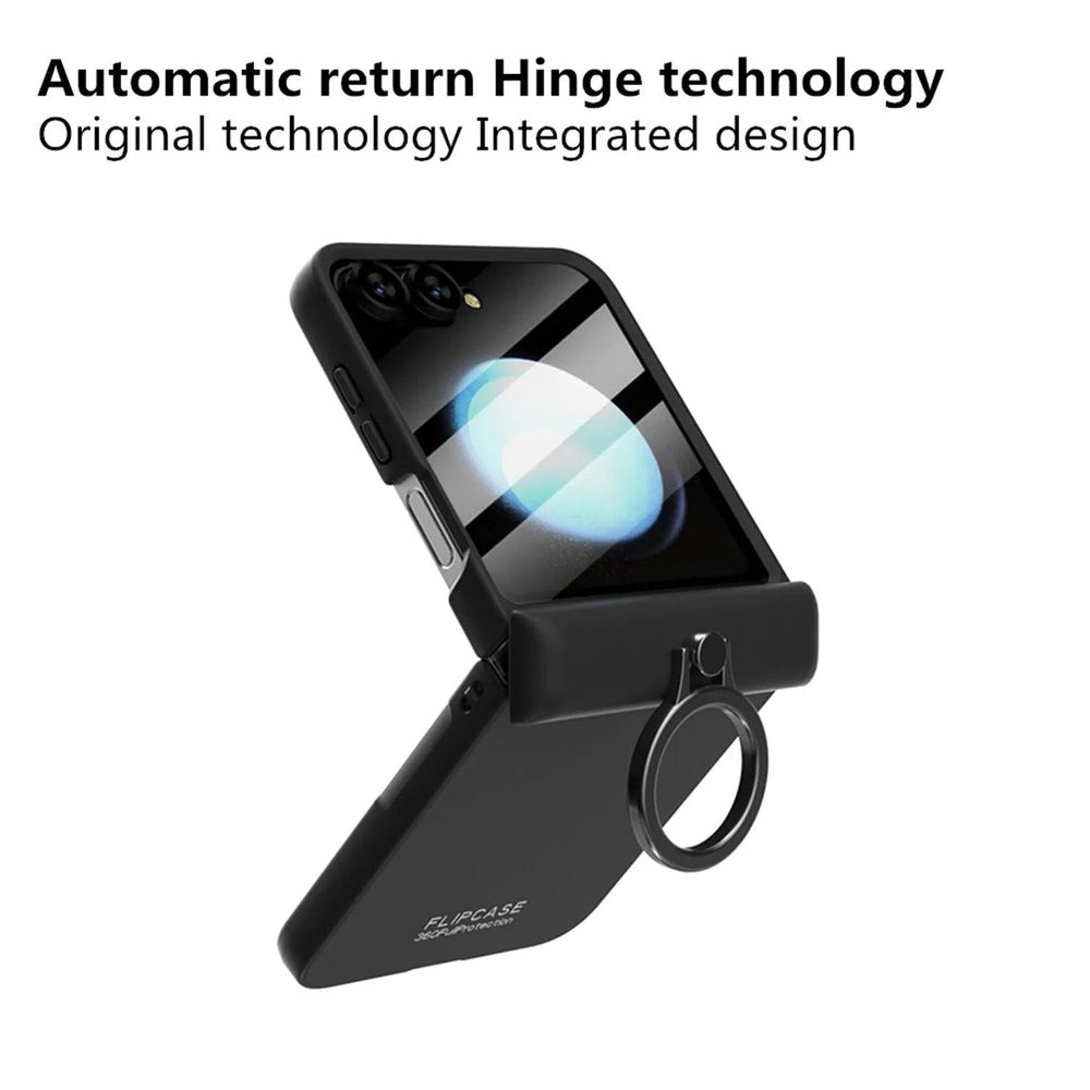 Galaxy Z Flip 6 Shockproof Ring Stand Case