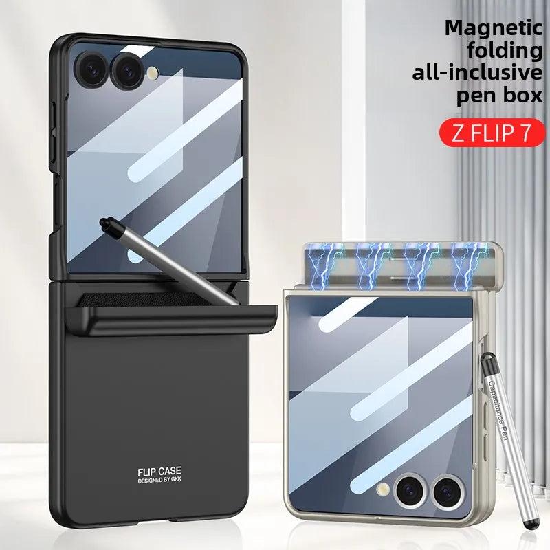 Galaxy Z Flip 7 Magnetic Hinge Shield Case