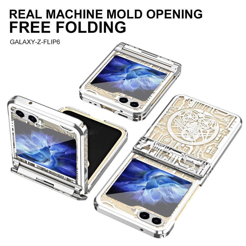 Galaxy Z Flip 5 Transparent Shockproof Armor Case