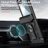 Galaxy Z Flip 7 Rugged Ring Armor Case