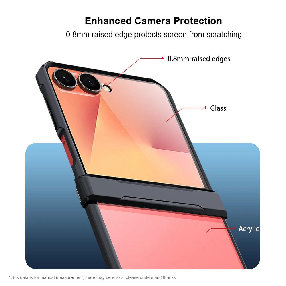 Galaxy Z Flip 7 Shockproof Hinge Guard Case