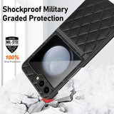 Galaxy Z Flip 6 Elegant Slim Leather Protection Case