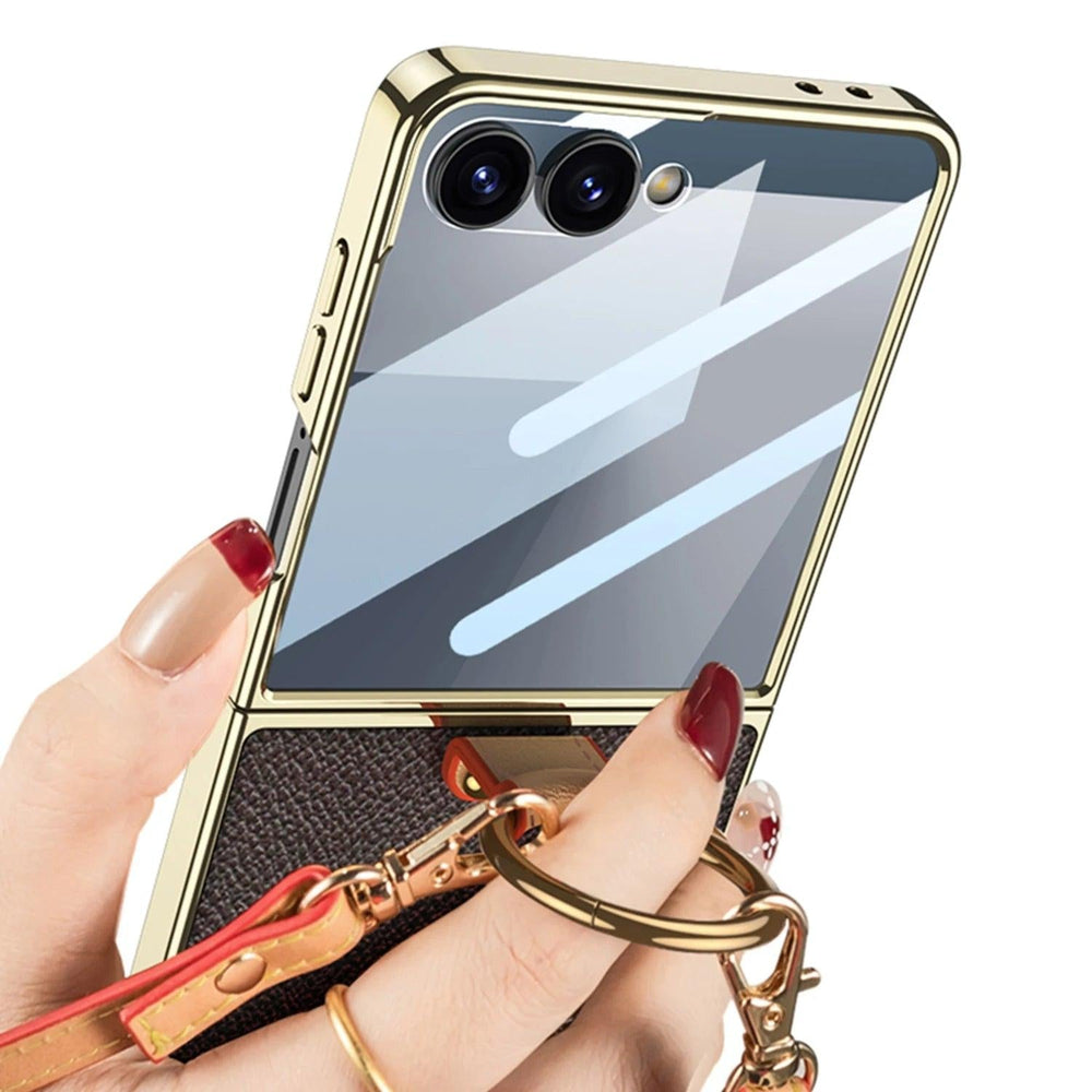Galaxy Z Flip 8 Crossbody Luxe Ring Case