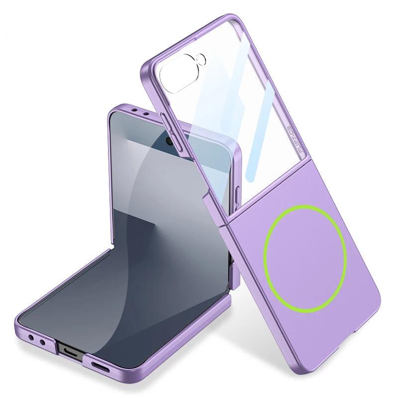 Galaxy Z Flip 7 Ultra-Slim MagSafe Compatible Clear Case