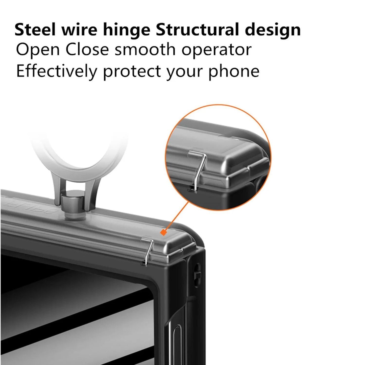 Galaxy Z Flip 6 Shockproof Ring Stand Case