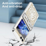 Galaxy Z Flip 6 Transparent Shockproof Armor Case