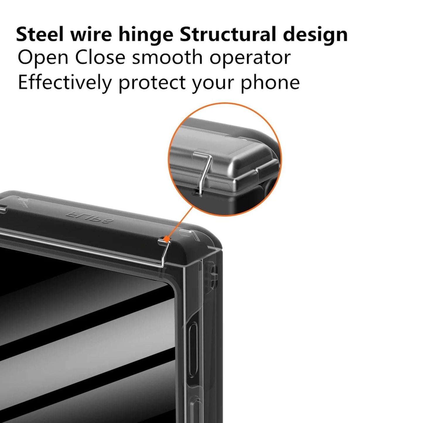 Galaxy Z Flip 6 Shockproof Hinge Protection Case
