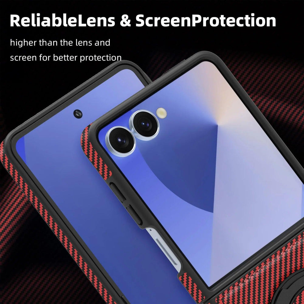 Galaxy Z Flip 7 Carbon Fiber Magnetic Case