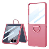 Galaxy Z Flip 8 Matte Ring Holder Slim Case