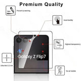 Galaxy Z Flip 7 3-Pack Tempered Glass Screen Protector