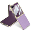 Elegant Litchi Leather Slim Case