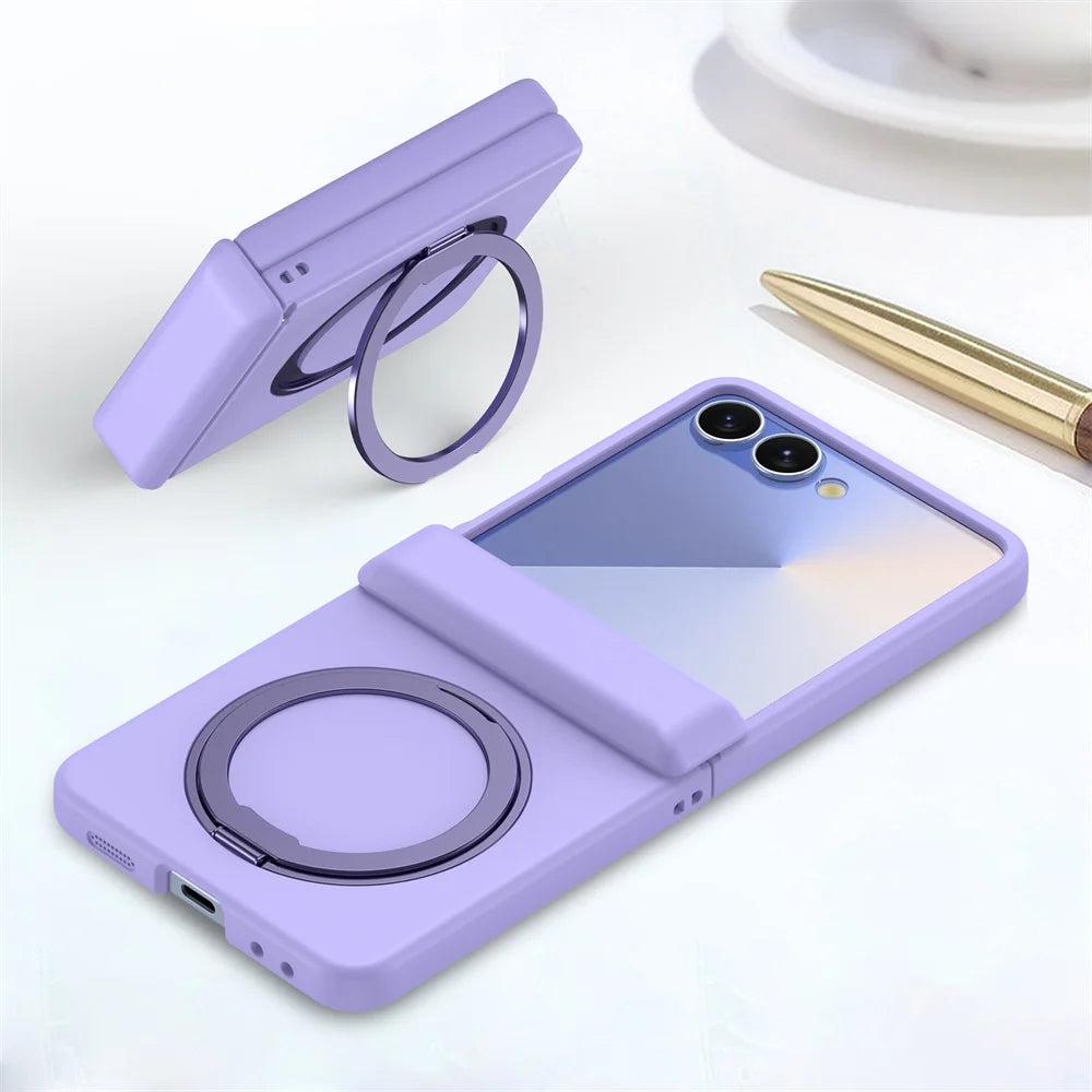 Galaxy Z Flip 6 Magnetic Ring Stand Case