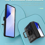Galaxy Z Flip 8 Shockproof Armor Ring Case
