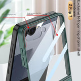 Galaxy Z Flip 8 Leather Ring Stand Case