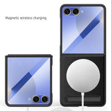 Galaxy Z Flip 8 Leather Magnetic Stand Case