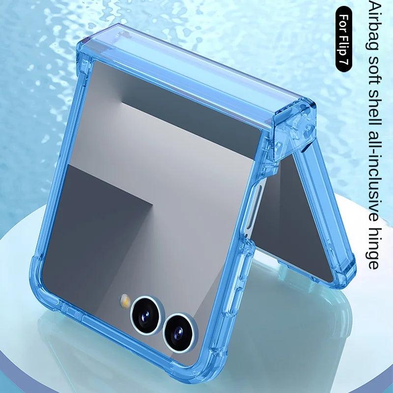Galaxy Z Flip 8 Crystal Ring Stand Case