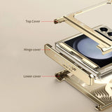 Galaxy Z Flip 5 Transparent Hinge Protection Case