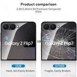 Galaxy Z Flip 7 3-Pack Tempered Glass Screen Protector