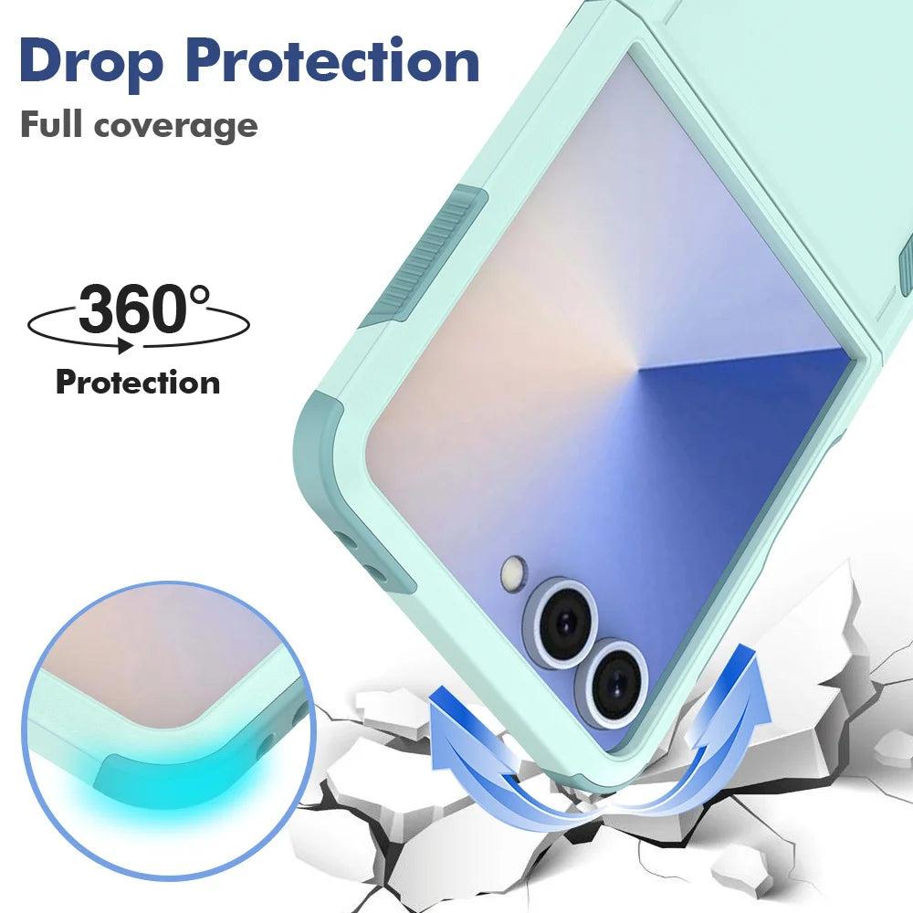 Galaxy Z Flip 5 Armor Guard Shockproof Case