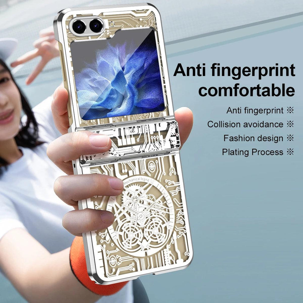 Galaxy Z Flip 6 Transparent Shockproof Armor Case