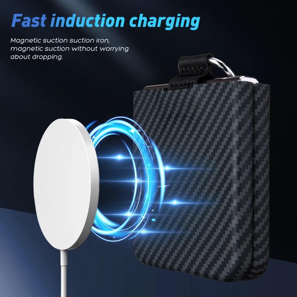 Galaxy Z Flip 6 Carbon Fiber Ring Holder Case