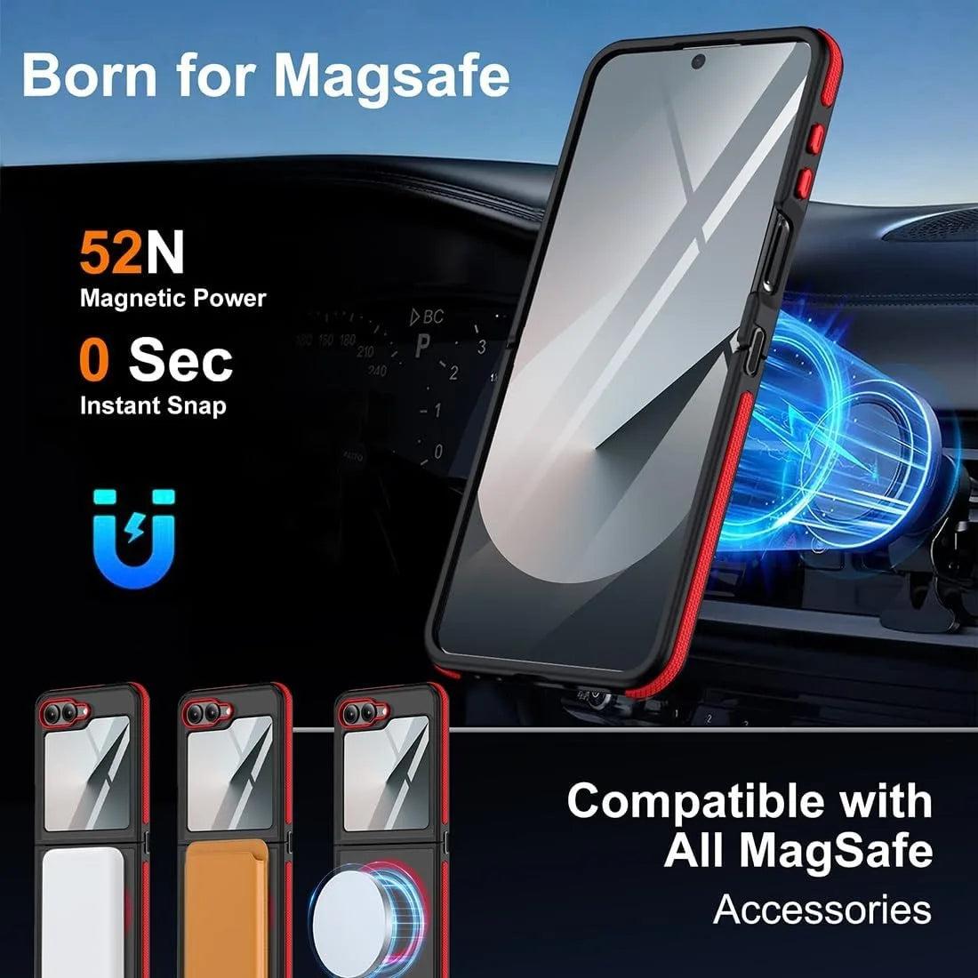 Galaxy Z Flip 6 Matte Armor MagSafe Case
