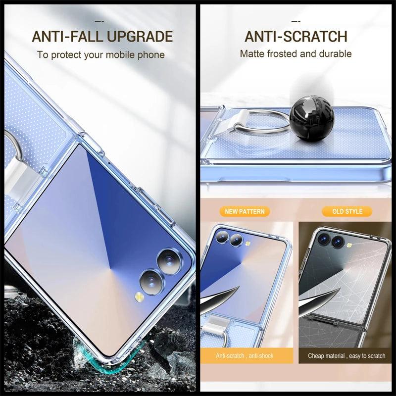 Galaxy Z Flip 5 Slim Ring Kickstand Case