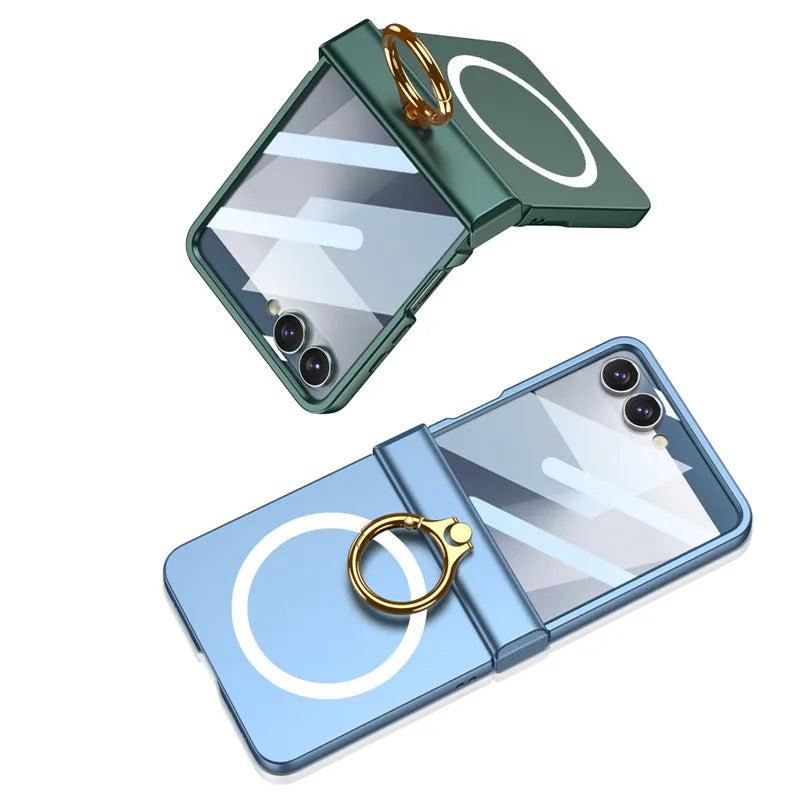 Galaxy Z Flip 8 Metal Ring MagSafe Case